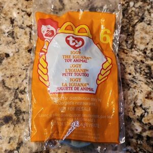 5/$15. McDonalds Ty teanie beanie baby Iggy the iguana 1999